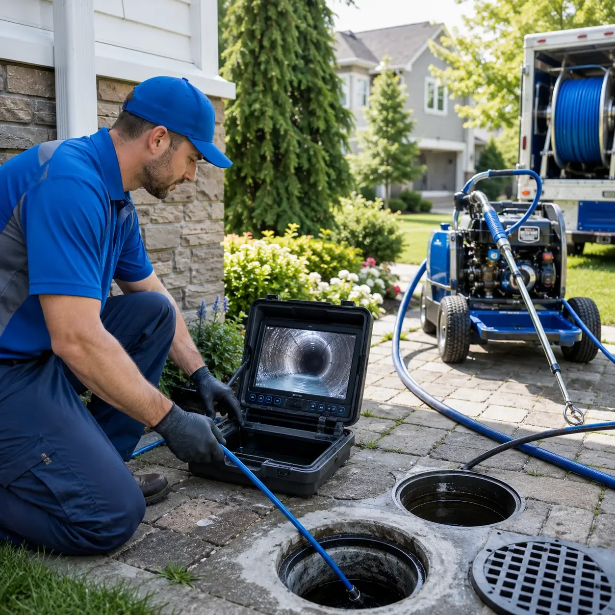 Outdoor drain cleaning professionals serving Portageville, NY
